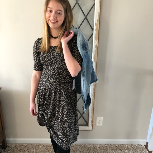 LuLaRoe Dresses & Skirts - LuLaroe Nicole dress- NWT! XS cheetah print